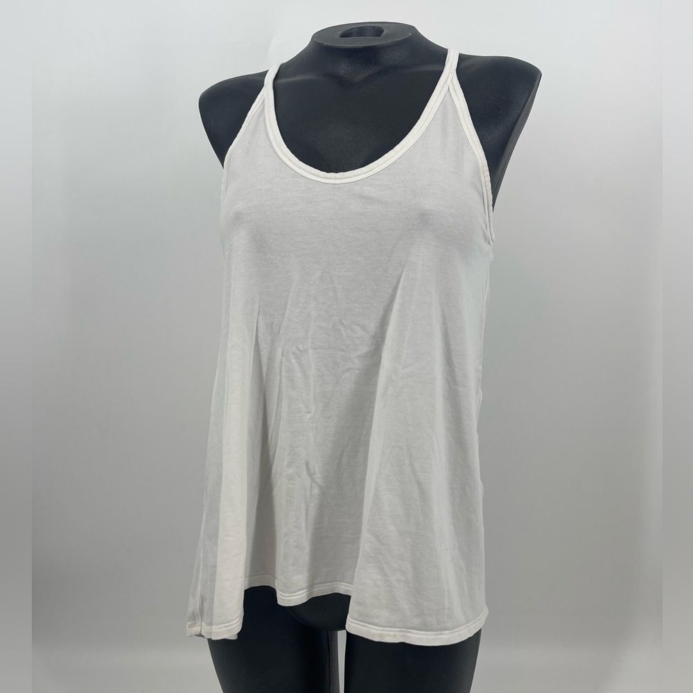 Lululemon white cross back tank